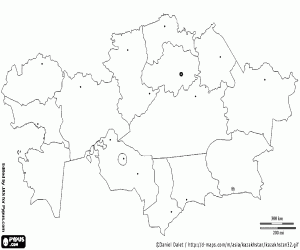 Раскраска карты казахстана Раскраска карты казахстана